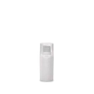 Airless fľaša 15 ml biela